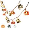 Halloween String Lights with LED Pumpkin and Lights for Outdoor Holiday Decoration