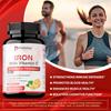 Pslalae Iron Capsules with Vitamin C for Supports Blood Health Boosts Energy Level Fortifies Immune Defenses for Women & Men
