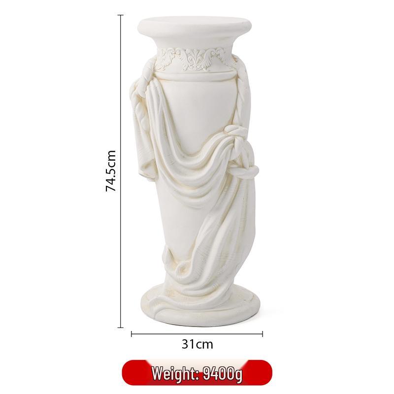 Europäischer Römischer Säulen Blumentopf: Retro Garten Hochzeitsdekoration Ornament