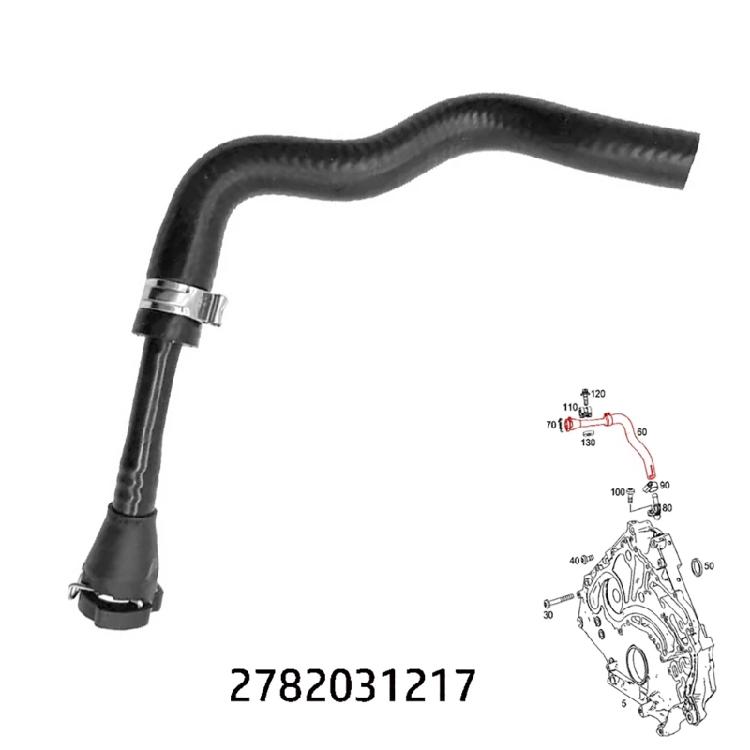 Crankcase Breather Pipe Vent Hose for SL550 GL550 GL450 GLS550 E63AMG C216 C217