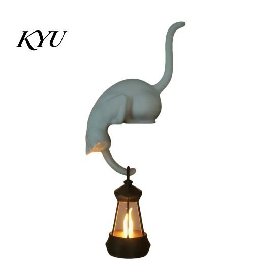 Cat Claw Wall Hook with Lantern, 3D Printed LED Light Decorative Stylish Ornament Hook, Creative Shelf for Bookshelf Desk And Entryway Minimalist