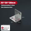 1Pcs Stainless Steel Corner Bracket 90° Right Angle Fixed Bracket for Wood Furniture Bedframe Cabinet L Shaped Brackets Angle