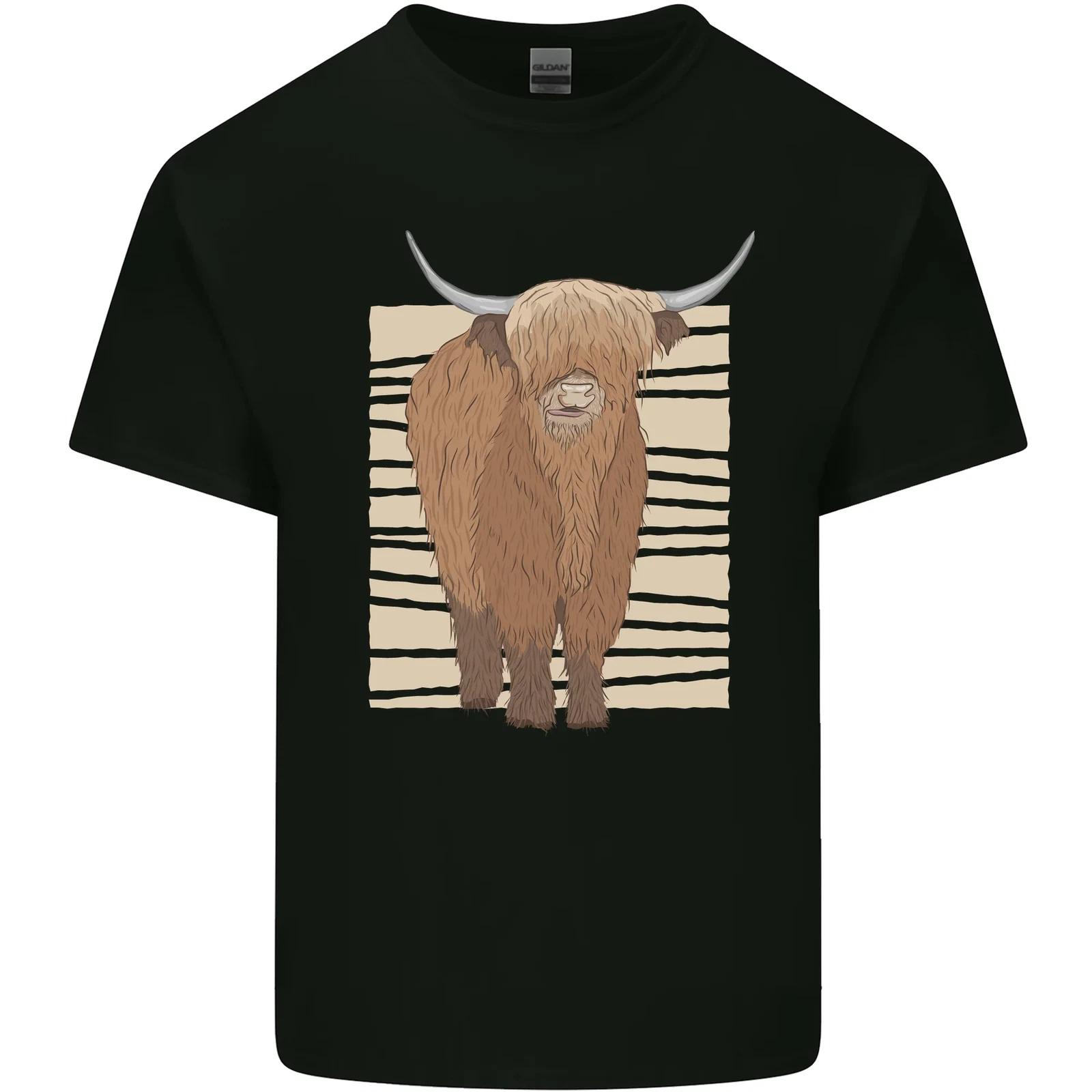 A Chilled Highland Cow Kids T-Shirt Childrens 3XL