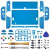 Not the Main Body eXtremeRate Switch Switch Compatible with OLED Joycon Handheld Controller Clear Material Back Plate PC Switch Compatible with Switch