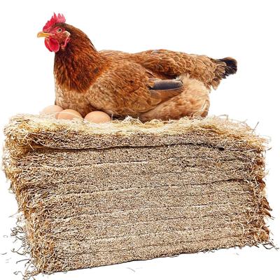 10 szt. Podkładka do gniazdowania dla kur niosek Wielokrotnego użytku Naturalna Mata Legowiskowa Odporna na zużycie Podkładki do Kurnika dla Domowego Drobiu