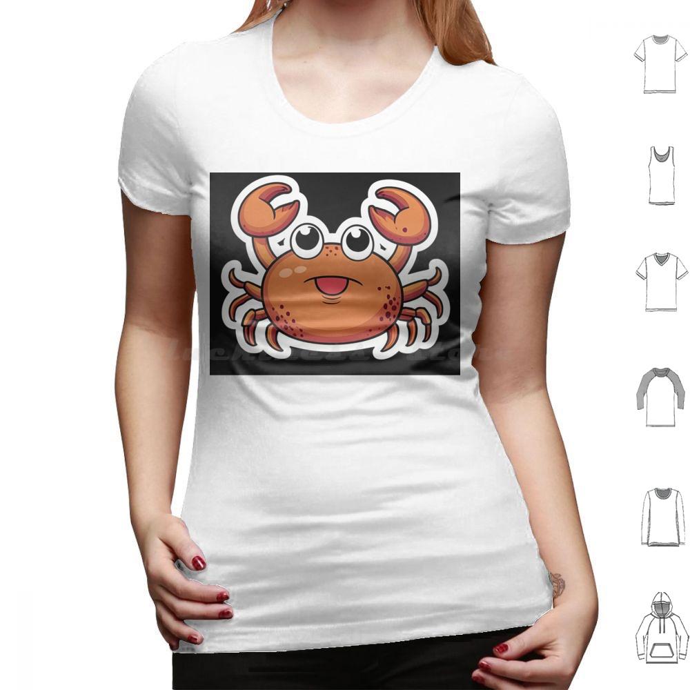 Crab Orange Cute Maryland T Shirt Cotton Men Women DIY Print Crab Maryland Chesapeake Bay Wildlife Nature Animal Crab Crabs