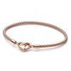 Rope Bracelet Round Bead Adjustable Bracelet s925 Pure Silver Classic Snake Bone Chain DIY Accessories Women's Jewelry Gift