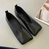 Spring Autumn Comfort Loafers Shoes Square Toe Low Heel Walking Casual Shoes Shallow Footwear Fashion Retro Mary Jane Shoes