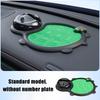 Multifunktionale Schildkrötenauto-Anti-Rutsch-Matte, Handyhalter mit Armaturenbrett-Aufbewahrung und Temporärer Parknummer