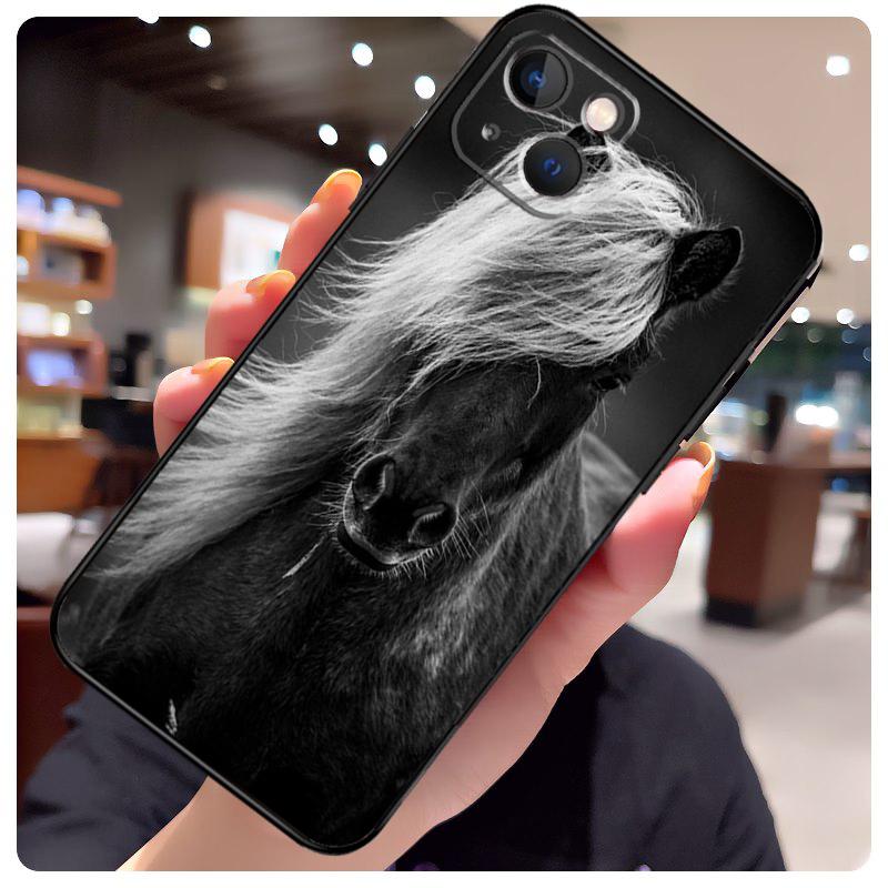Domineering Cool Horse Case For iPhone 16 14 15 Pro Max 12 13 Mini 11 15 Pro Max Plus X XS Max XR Phone Cover