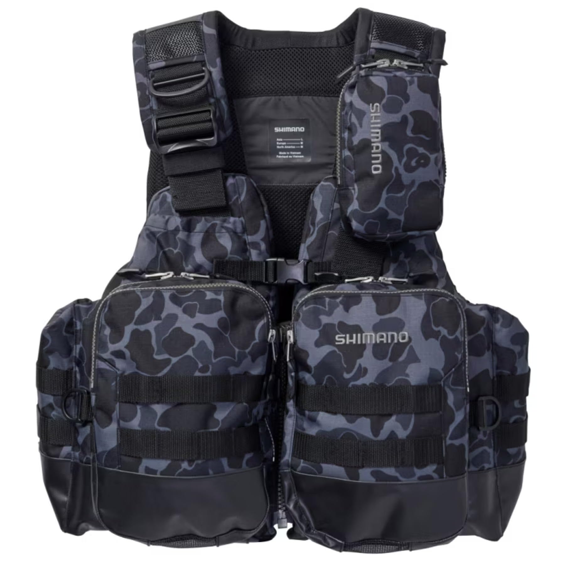 

Жилет плавающий SHIMANO Act Game Vest Black Duck Camo XL VF-274W