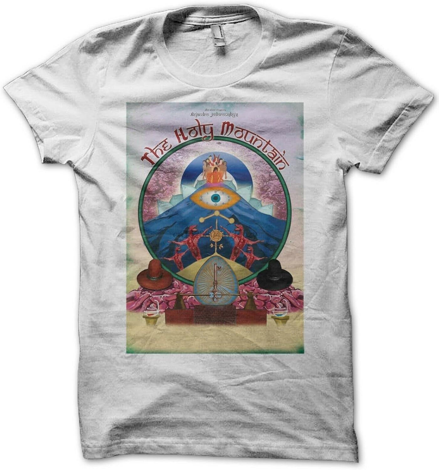 The Holy Mountain 1973 Jodorowsky Film Mens White S-XL L белый