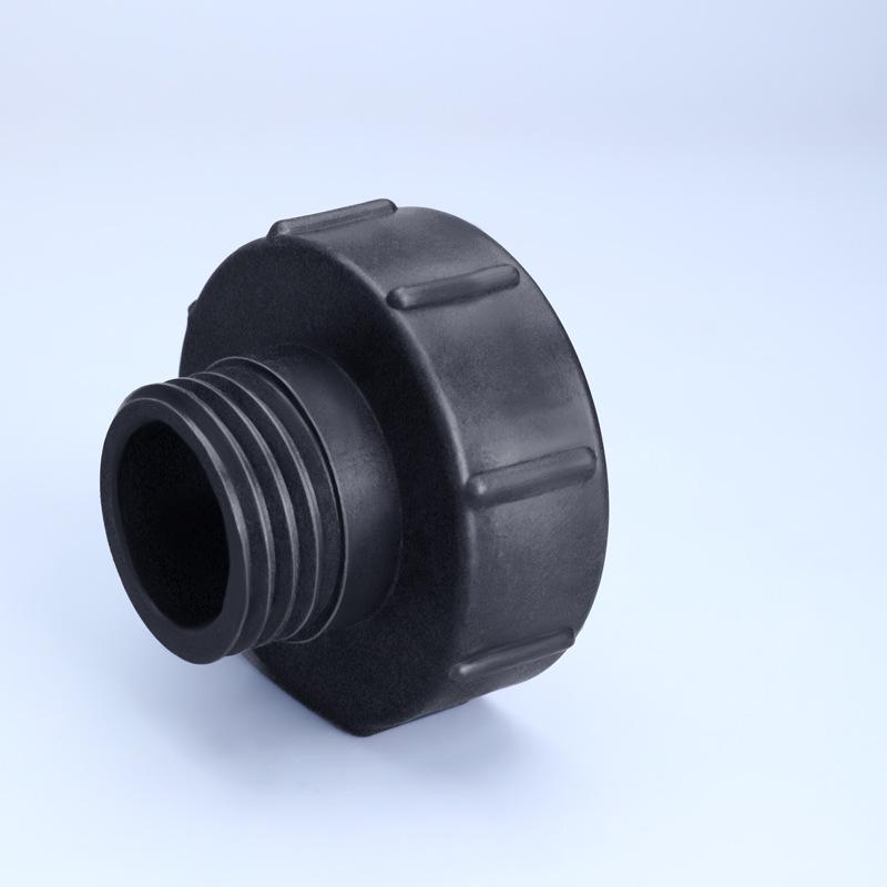 Adattatore per valvola IBC Tote: Valvola a farfalla e valvola a saracinesca da 3" a 2" DN100 a S60 Filettatura grossa.