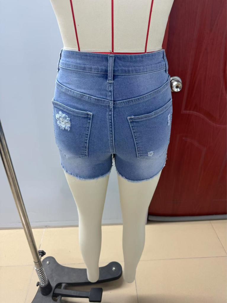 Women's Denim Classic Versatile High Waist Fashionable Shorts