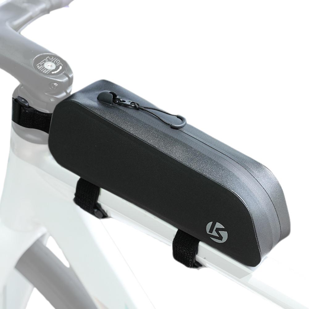 Bike Top Tube Bag Reflective Bike Front Frame Bag Top Tube Riding Bag Cycling Accessories Pouch for Outdoor Cycling