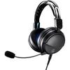 Ігрова гарнітура Audio-Technica ATH-GL3 BK / Закрита / ПК / PS4 / PS5 / Switch / Xbox One / Знімний мікрофон / 3,5 мм...