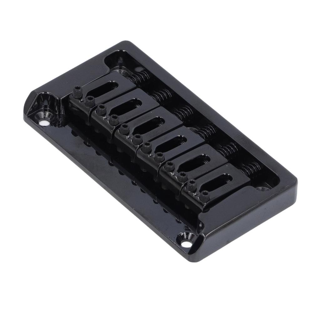 52.5mm Width Electric Guitar Bridge Zinc Alloy Through Body Bridge For Electric Guitar