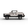 MOC Hummer EV Pickup Truck: Compatible Lego Building Blocks - Creative Desktop Model & Ornament