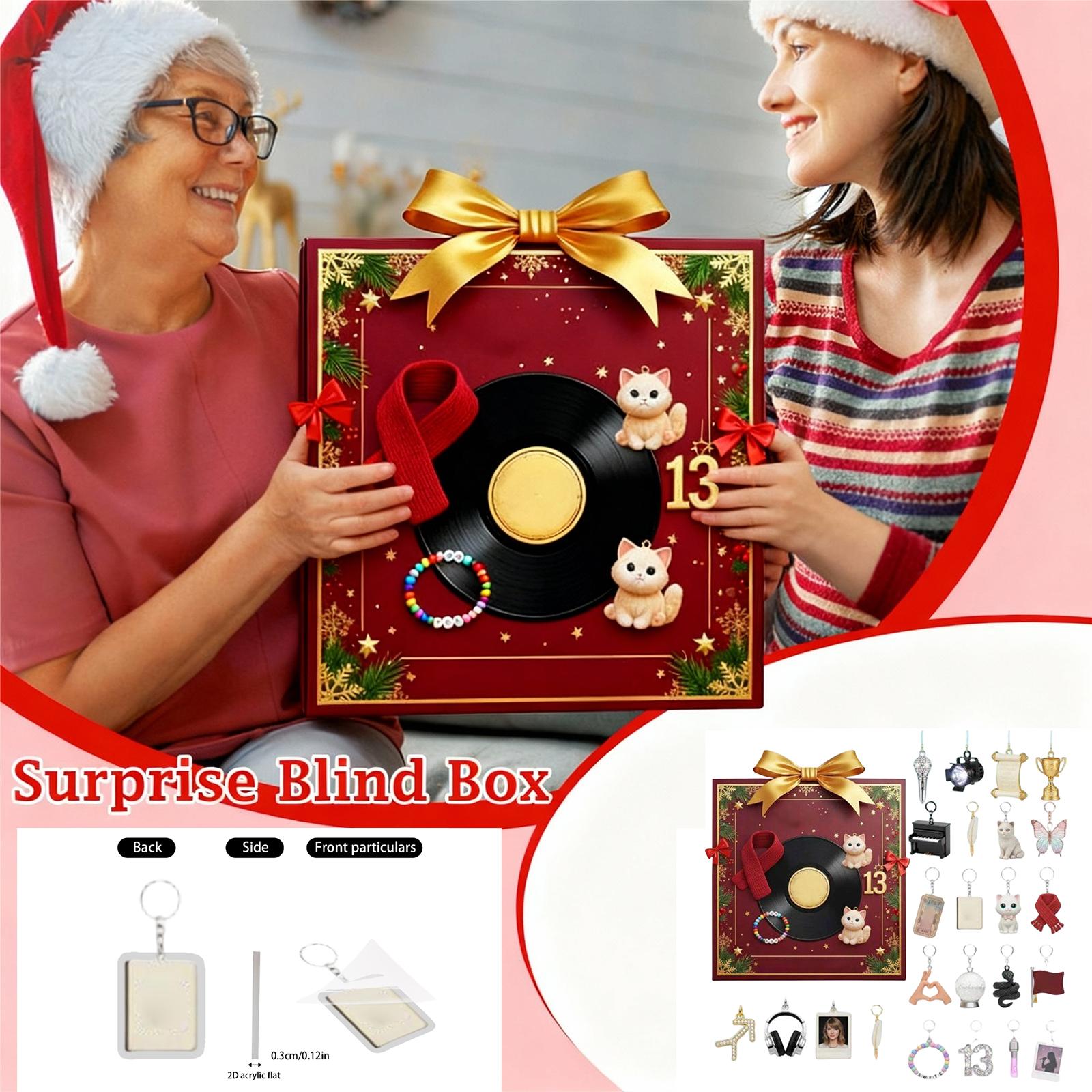 

2D Плоская Коробка Самолет 24 шт. Серия Адвент-календарь Рождественский Отсчет One Size