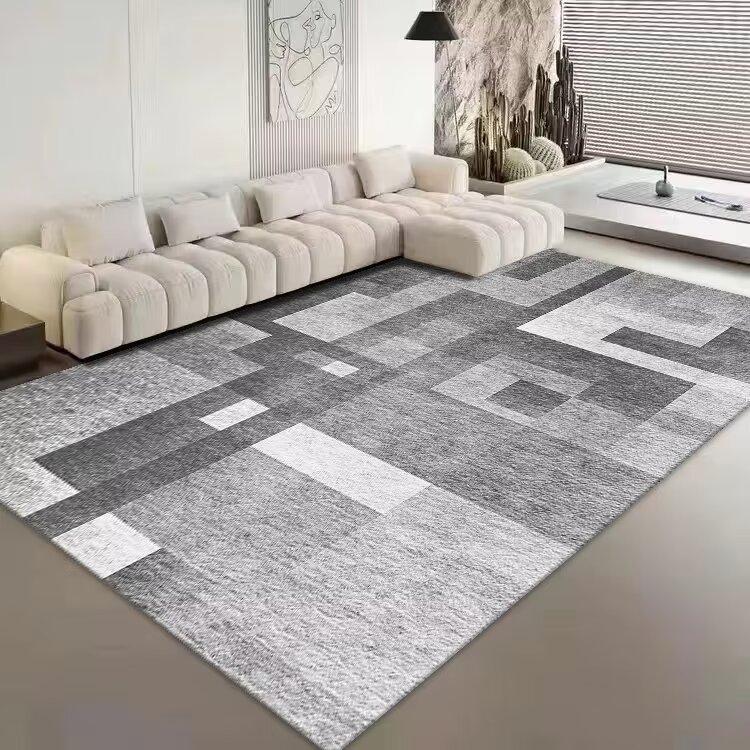 Nordic Geometry Carpets for Living Room Simple Pattern New Home Decoration Rugs Bedroom Cloakroom Decor Rug Anti-slip Mat Tapete