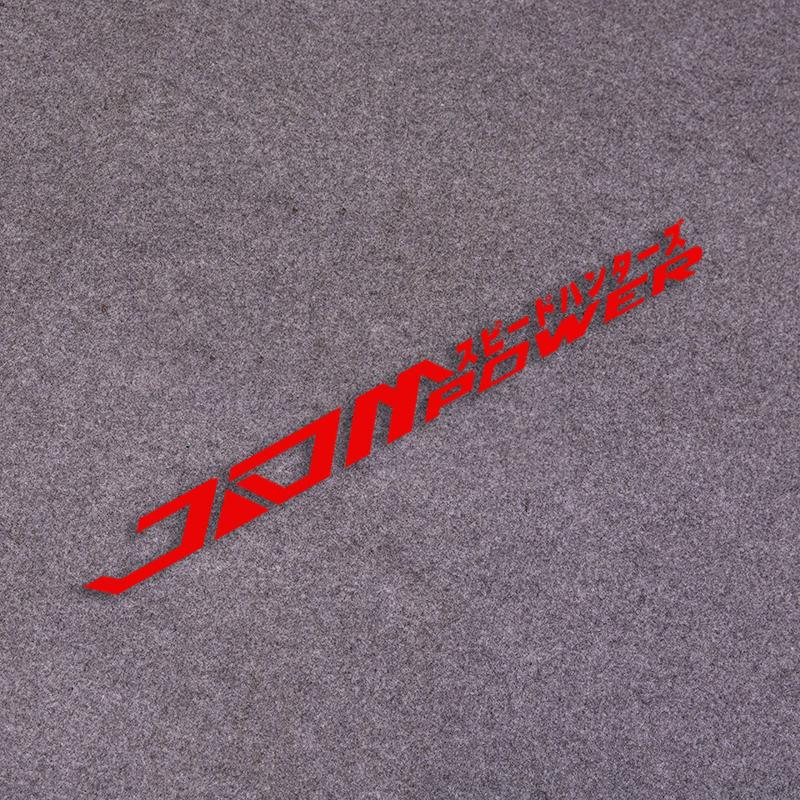 

JDM Наклейки для украшения лобового стекла автомобиля Виниловые Водонепроницаемые Невыцветающие Большого размера Персонализированные Японские Гоночные Наклейки 98.5cmX8cm