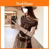 Urban Style Womens Summer Dress And Top Set With Polyester Fabric For Office Wear
