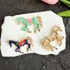 Vintage Elegant Horse Brooches Metal Animal Lapel Pins For Women Men  Clothing Decor Accessories Badge Jewelry Gifts