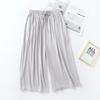 Pantalones Cortos Holgados de Verano Estilo Japonés para Mujer, Shorts Finos de Modal, Color Sólido, Pierna Ancha, Talla Grande, Pantalones de Casa, Parte Inferior para Mujer