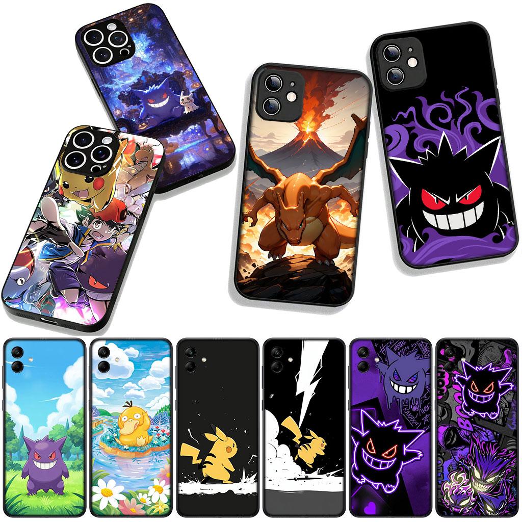 P-Pokemons GO P-Pikachus Gengar Phone Cover for Xiaomi Redmi Note 11 15 9 10 Pro Plus 8 A5 9A 9T 10A 10C 9C NFC 15C 8T Case