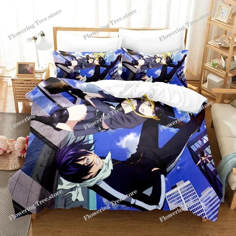 Anime Noragami Yato Bedding Set Duvet Cover Bedroom Comforter Covers Single Twin King Size Quilt Cover Home Textile029963