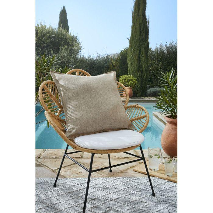 "Naïa Outdoor" Cushion Cover All Sizes The Butterfly Effect - Naîa Sand - Cushion Cover 60 X 60 Cm