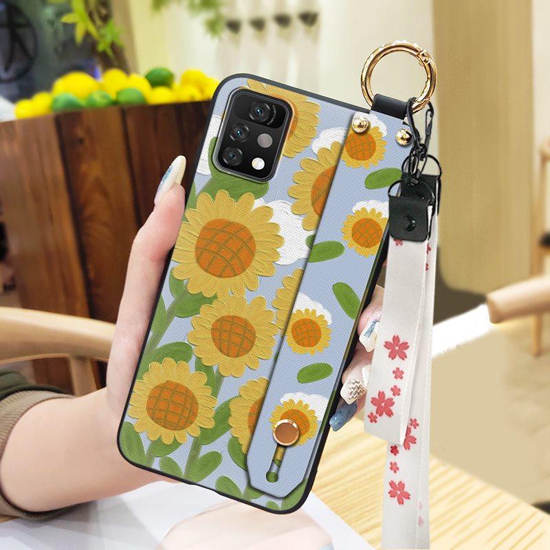 Shockproof Fashion Design Phone Case For UMIDIGI A11 Pro Max Anti-dust Kickstand Protective Back Cover Phone Holder Ring