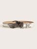 American Punk Hot Girl Y2K Skull Love Palm Belt, Niche Versatile Fashion Belt