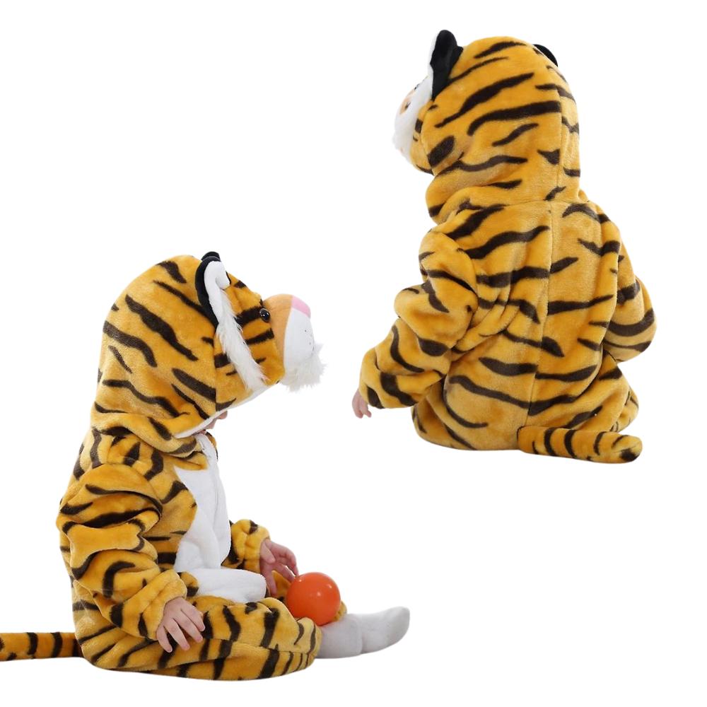 Piżama Onesie Kostium Przebranie Śpiochy Tygrysek Niemowlę 110: 90-95 Cm