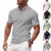 Men's Summer Leisure Culture Breathable Short Sleeved Shirt Top