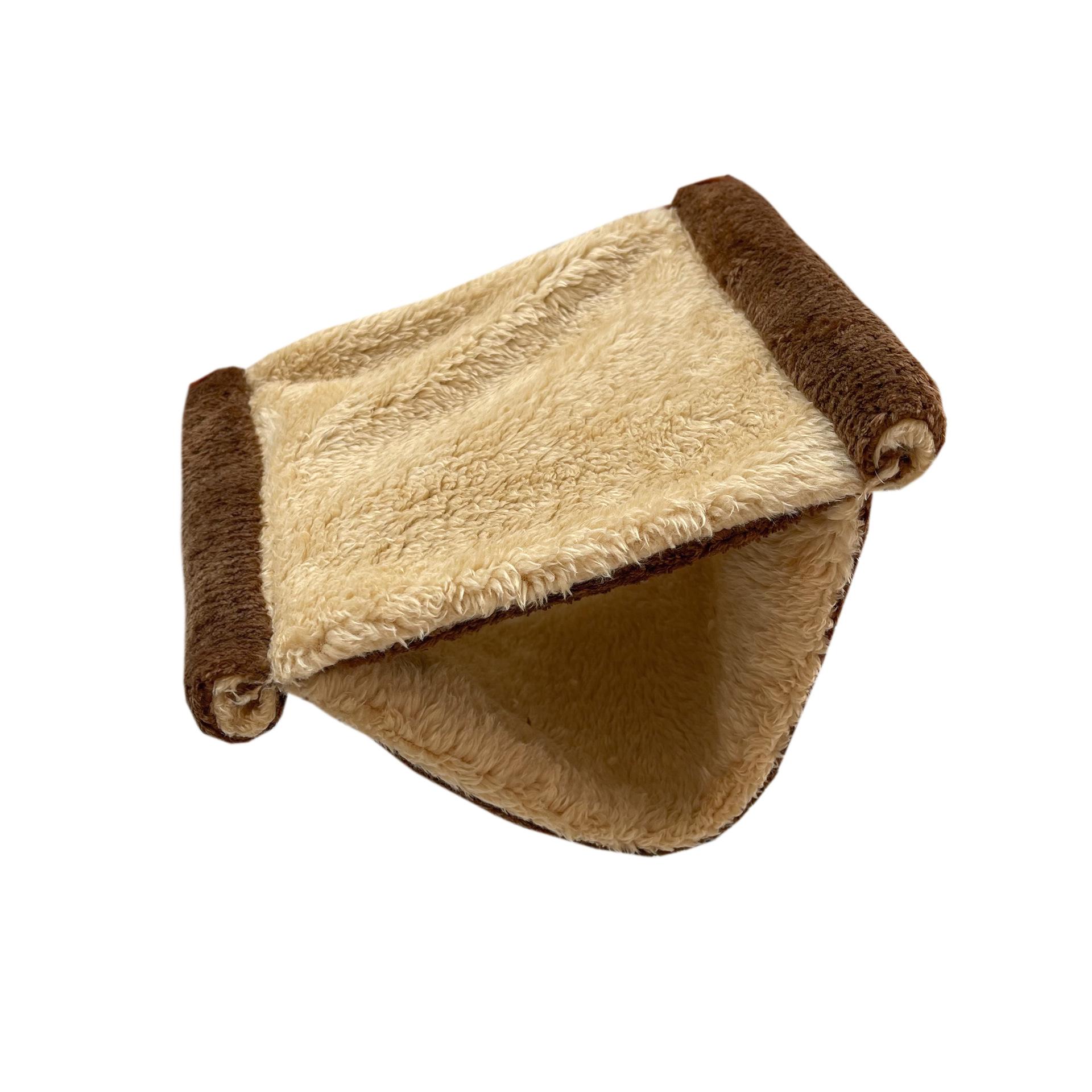 

Golden Hamster & Chinchilla Jump Platform and Warm Hammock Nest for Small Pets Small