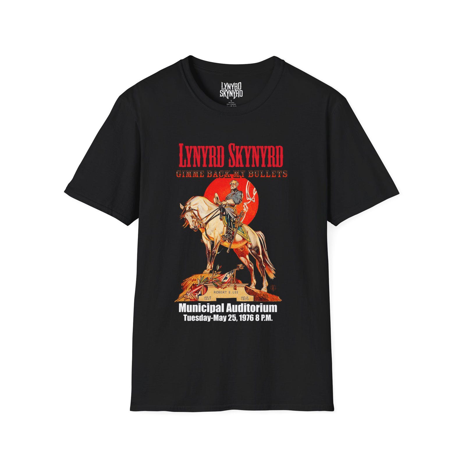 Lynyrd Skynyrd Graphic Tee Gimme Back My Bullets classic T-Shirt 4XL