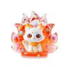 Iridescent Nine-Tailed Fox Blind Box: Adorable Sand Flowing Desktop Ornament Figurine Gift