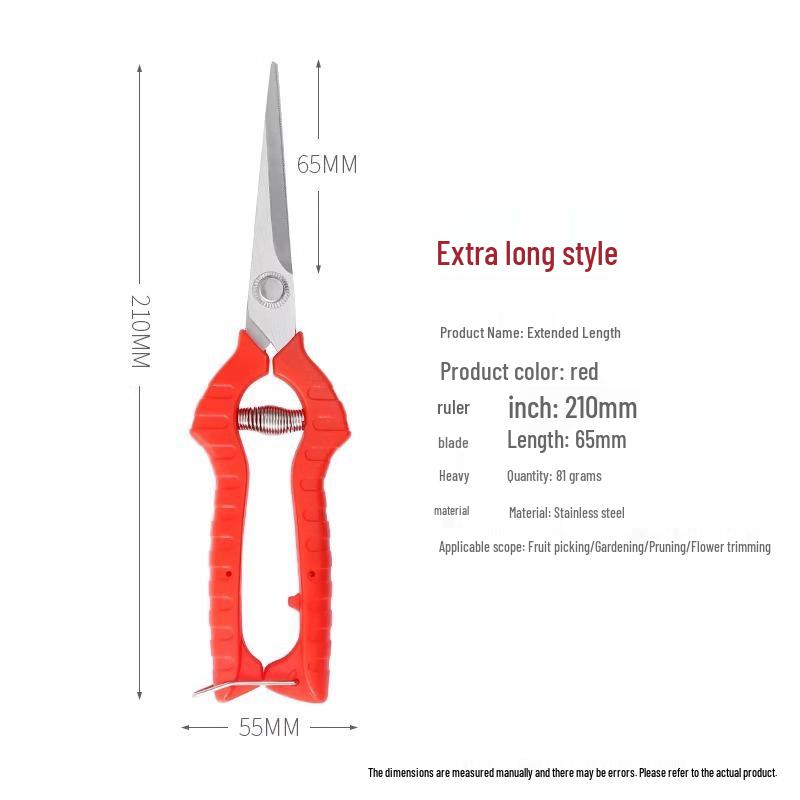 Special Grape Pruning and Fruit Picking Scissors - Spring-Loaded Thinning Scissors for Gardening and Small Tree Branches
