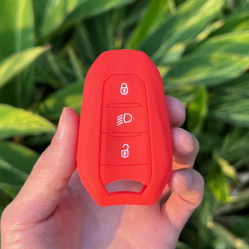 Silicone Car Key Case Cover for Citroen C2 C3 C5 X7 C4 Picasso Berlingo for Peugeot 208 308 408 508 3008 4008 5008 Smart Key