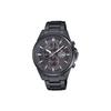 Edifice Metal Series IP Black Particle Coating Racing Quartz Movement Stainless Steel Strap Men Watches EFB-509GY-1AVUPR