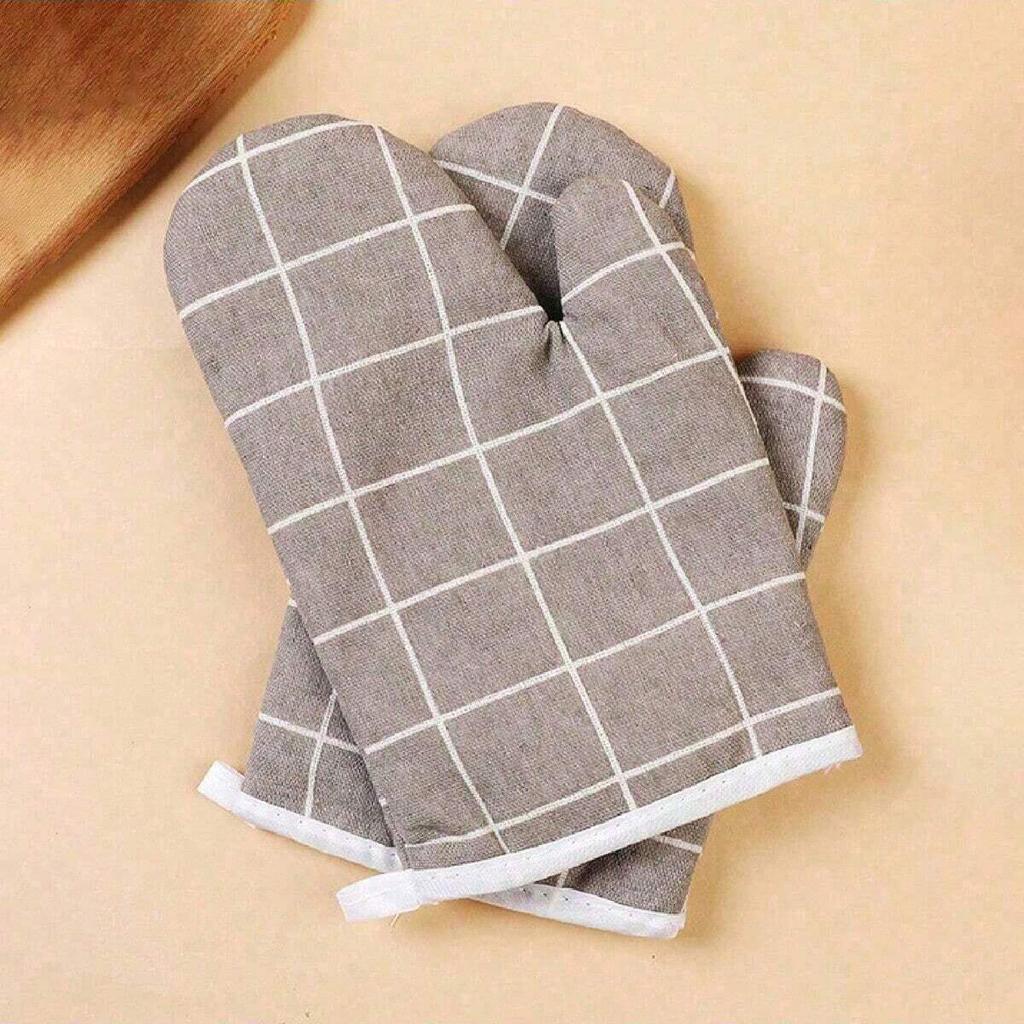 1/2 Stück Küchenbackhandschuhe Mikrowellenhandschuhe Hochtemperaturbeständige Und Isolierte Handschuhe Ofenhandschuhe Hitzebeständige Glo