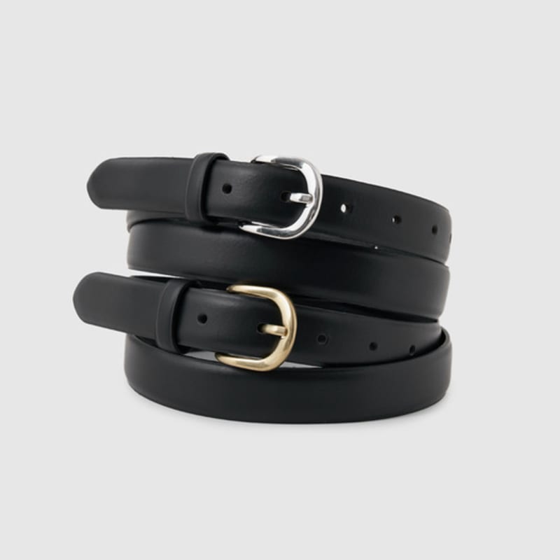 

СИНИЙ КИРПИЧ Классический ремень (4color) black & gold