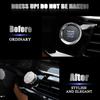 TOMALL Bling Car Engine Start Button Cover Diamond Crystal Push Start Ring Sticker Sparkly Accessories Circle Ring Bling Ignition Button Rhinestone