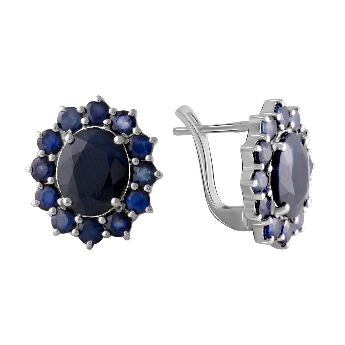 

Срібна каблучка з натуральним сапфіром 9.8ct (2068723) сапфіровий