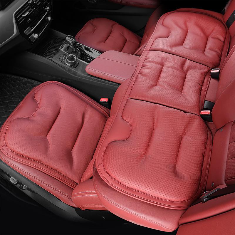 Xiaomi Ventilated All-Season Car Seat and Lumbar Support Cushions for Mercedes-Benz and BMW, with Integrated Rear Seat Trim.