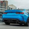 BMW M3 G80 M4 G82 G83 R44 Style Carbon Fiber Rear Lip Diffuser with Lights