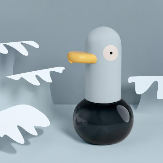 Seifenspender Automatischer Schaum-Handseifenspender Entenform Berührungslos Schnelles Dosieren 0,25s Wiederaufladbar Badezimmer-Seifenspender