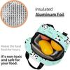 Yoga Pandas Insulated Lunch Bag Reusable Cooler Tote with Zipper Use for Women Kids Camping Hiking Picnic Beach Travel Work