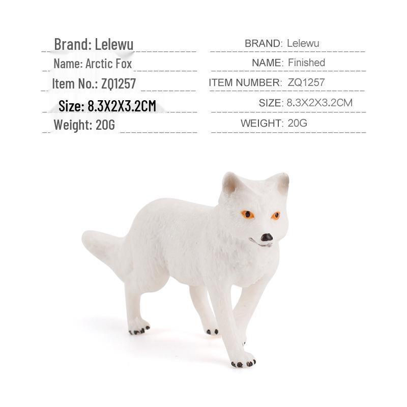 Simulated Christmas Reindeer and White-Tailed Deer Ornament Set